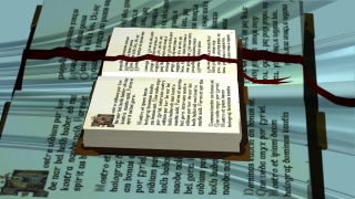 Ancient Book Spins Loop Animation - Video HD