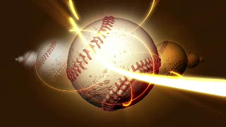 Baseball Ball Laser Effect Loop - Video HD