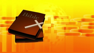 Bible Spins Orange Background - Video HD