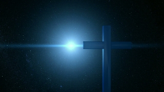 Blue Light Cross Loop - Video HD