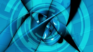 Blue Minimalistic Compass - Video HD Loop