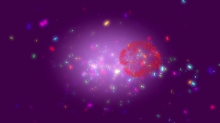 Bright Glitter, Confetti and Fireworks Loop - Video HD