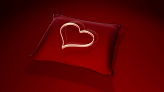 Crimson Pillow and Heart Loop - Video HD