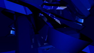 Dark Azure Shapes Loop - Video HD