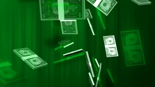 Dollar Bills Ascending Loop - Video HD