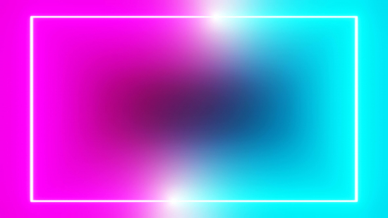 Glowy Frame over Pink and Blue Loop - Video 4K