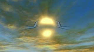 Heavenly Hands in the Sky Loop - Video HD