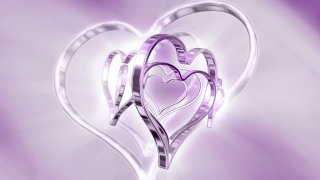 Lilac Hearts Loop - Video HD