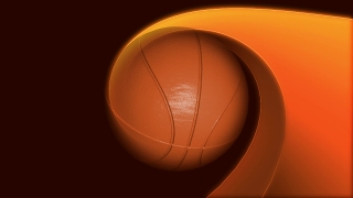 Orange Basketball Ball Loop - Video HD
