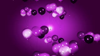 Purple Balloons Loop - Video HD