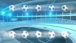 Soccer Balls and Arena Loop - Video HD