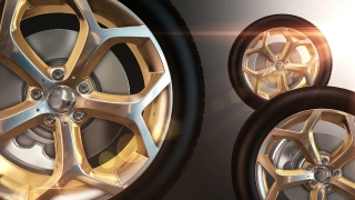 Spinning Wheels Animation Loop - Video HD