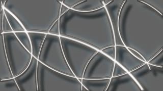 White Threads Over Grey Loop - Video HD