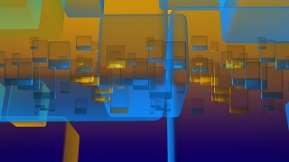 Yellow and Blue Squares Loop - Video HD