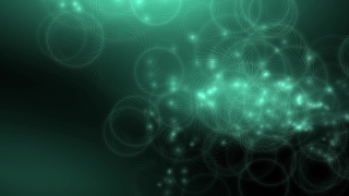 Sparkling Green Circles Loop - Video HD